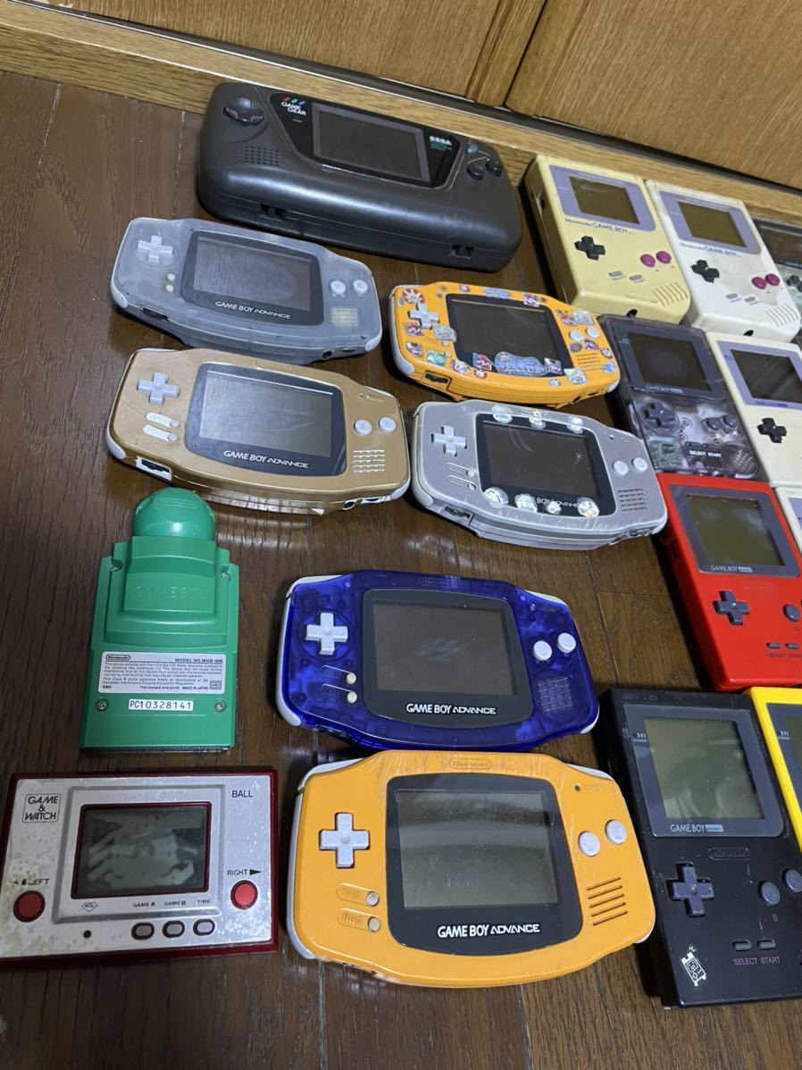 ゲームボーイ カラー アドバンス ポケット ゲームウォッチ ゲームギア 本体 大量まとめ売り 本体 売買されたオークション情報 Yahooの商品情報をアーカイブ公開 オークファン Aucfan Com