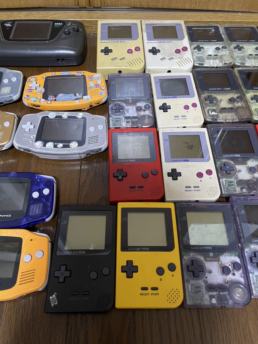 ゲームボーイ カラー アドバンス ポケット ゲームウォッチ ゲームギア 本体 大量まとめ売り 本体 売買されたオークション情報 Yahooの商品情報をアーカイブ公開 オークファン Aucfan Com