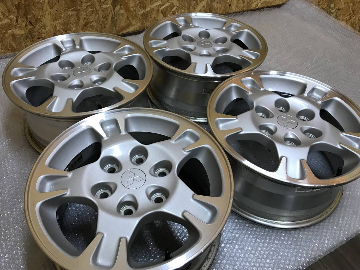 中古 三菱純正 V83W パジェロ ホイール アルミ 16インチ 7J 6穴 1本 