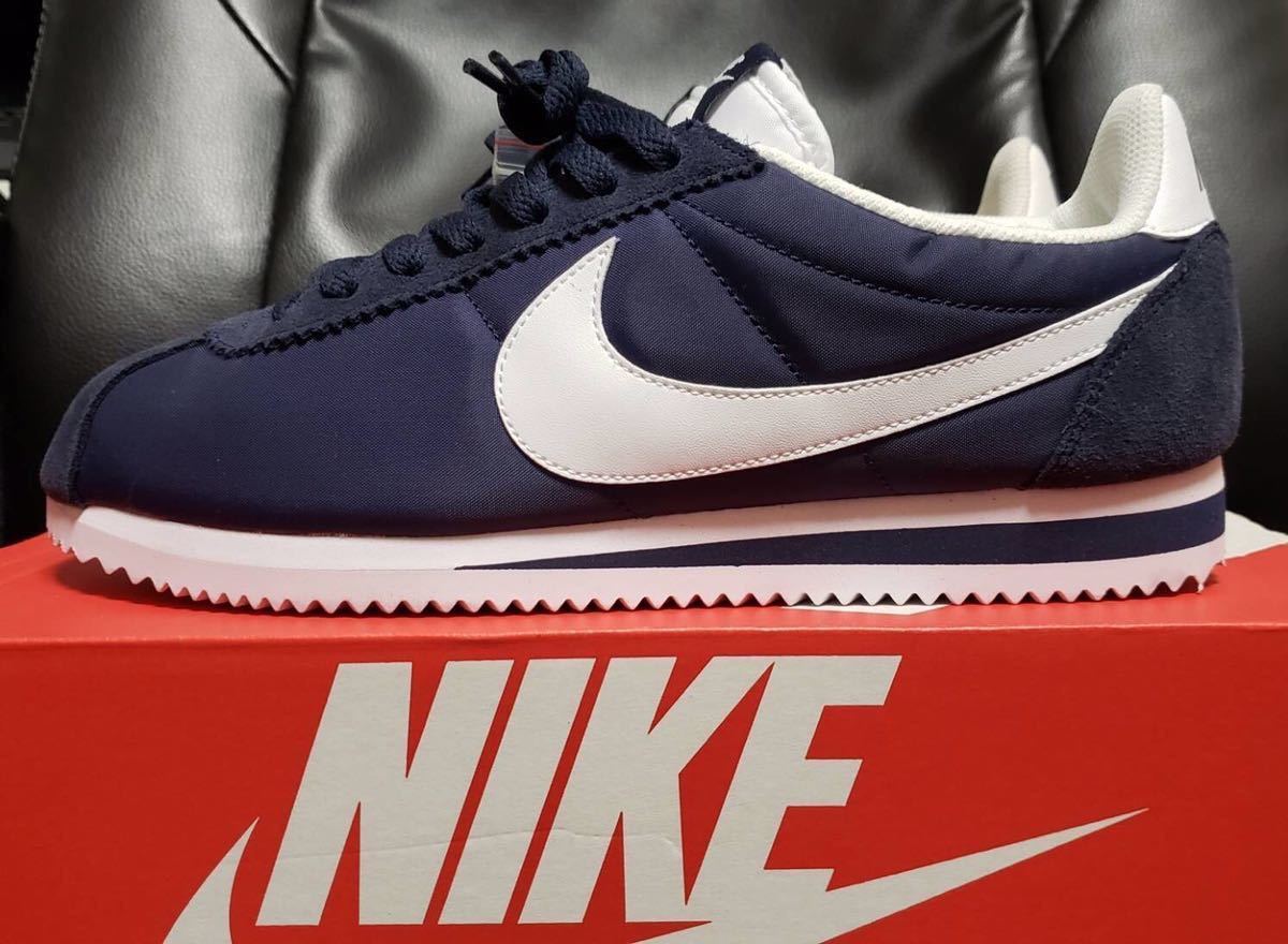 Nike Cortez White - Nylon Navy Men's | NIKE Midnight NYLON CORTEZ OG Trainers SNEAKERS Fir