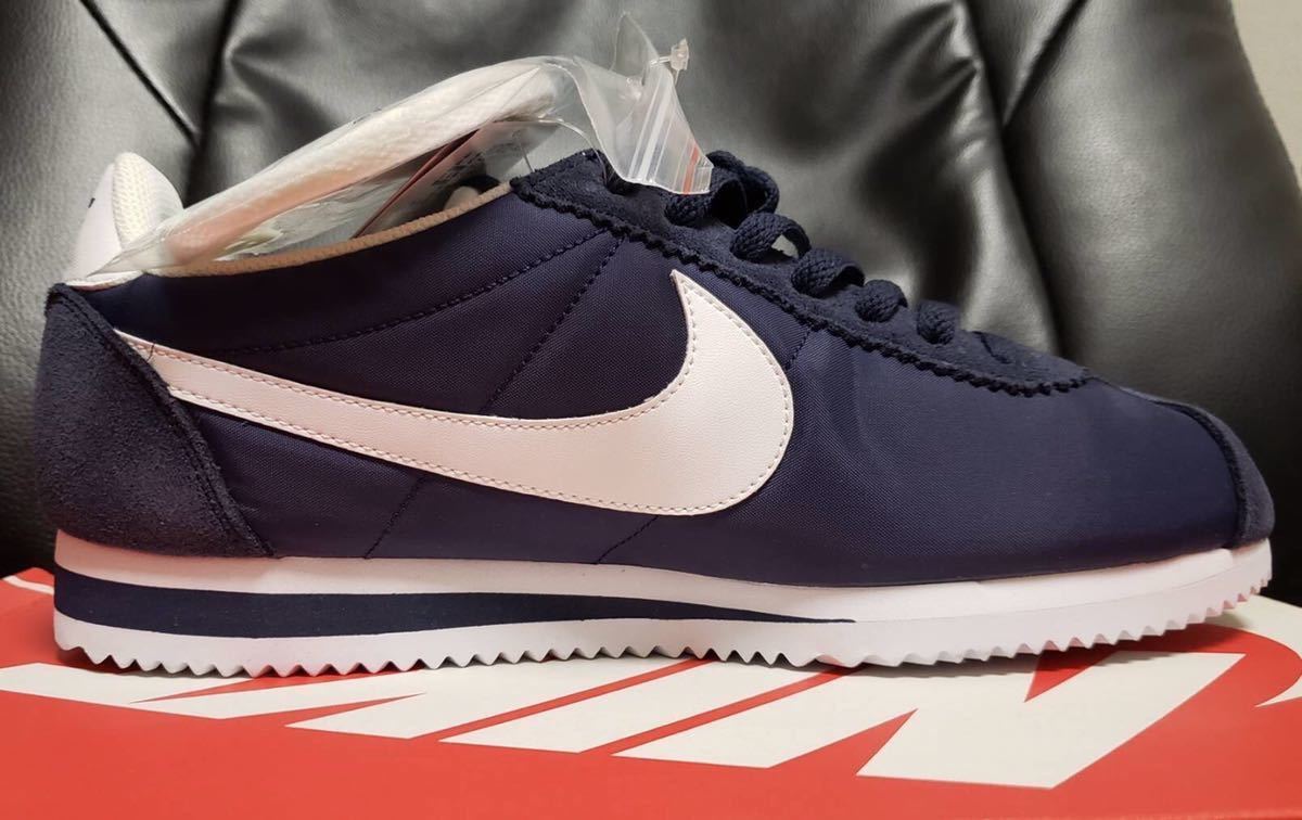 Nike Cortez White - Nylon Navy Men's | NIKE Midnight NYLON CORTEZ OG Trainers SNEAKERS Fir