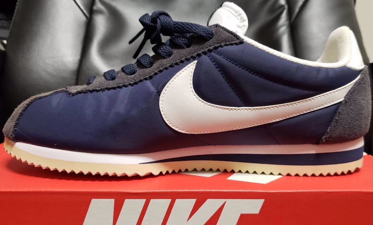 Nike Cortez White - Nylon Navy Men's | NIKE Midnight NYLON CORTEZ OG Trainers SNEAKERS Fir
