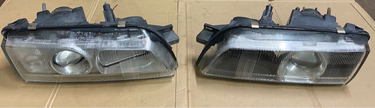 スカイラインR32 ヘッドライト 左右セット□ジャンク品□ R32