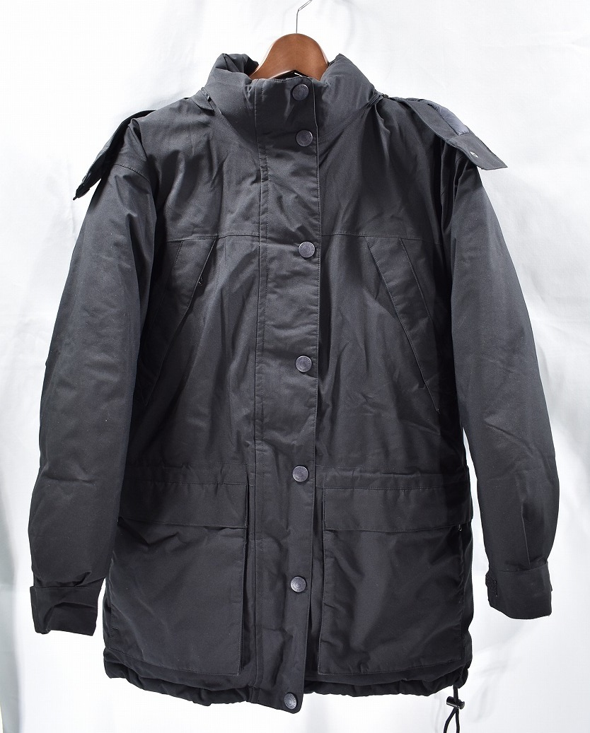 【エディバウアー】ゴアテックスナイロンダウンコート黒Sレディースgoretex