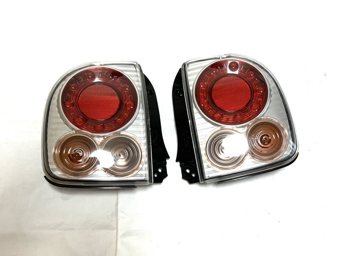 美品 ラパンショコラ HE22S 左右テールランプ セット ハーネス付き