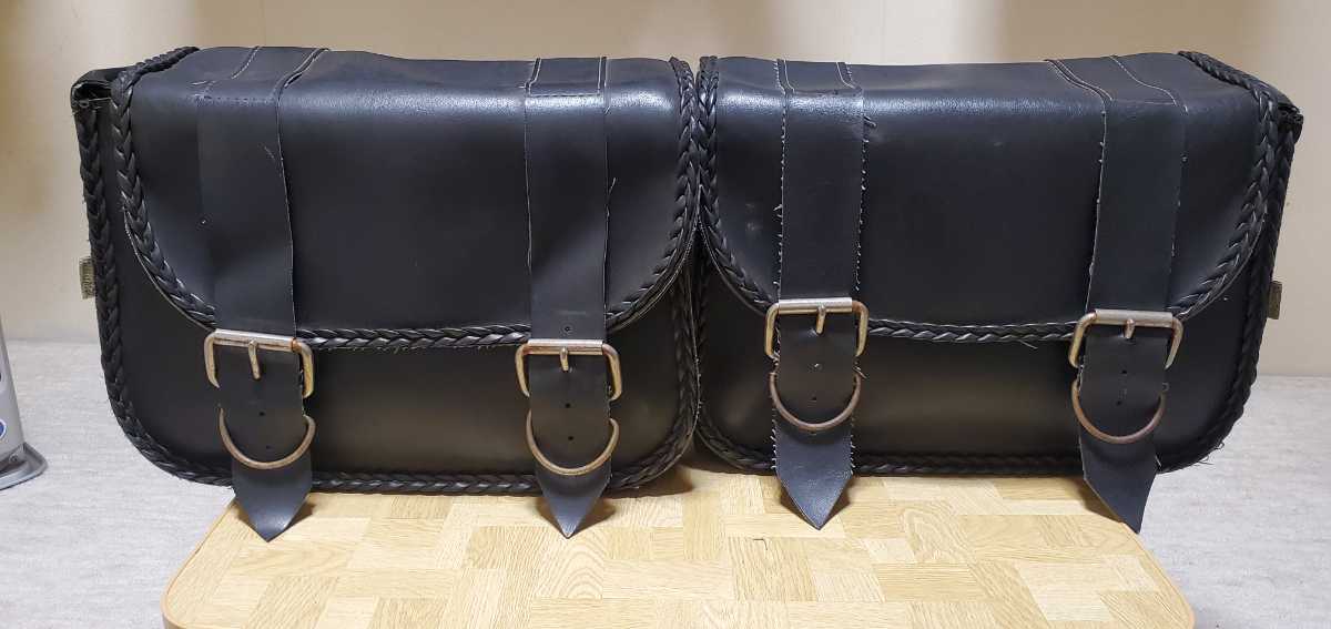 Willie&Max製 中古 社外 サイドバッグ 両側ハーレー バルカン Willie&Max製 中古 社外 サイドバッグ 両側ハーレー バルカン