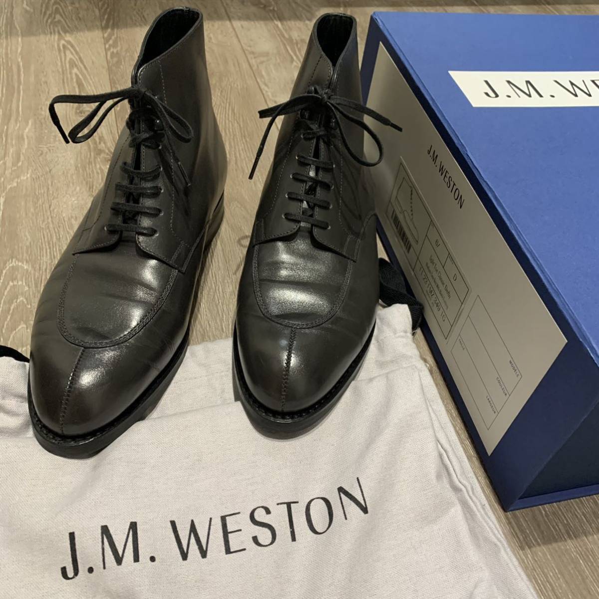 極美品】J.M.WESTON ハーフハント ダービー ブーツ 349 598 し