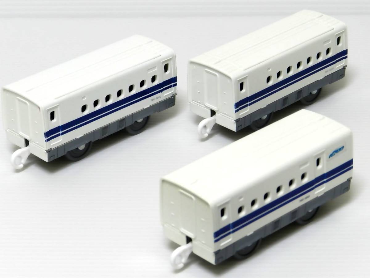 プラレール N700系 新幹線 中間車 3両セット 車両単品 売買されたオークション情報 Yahooの商品情報をアーカイブ公開 オークファン Aucfan Com