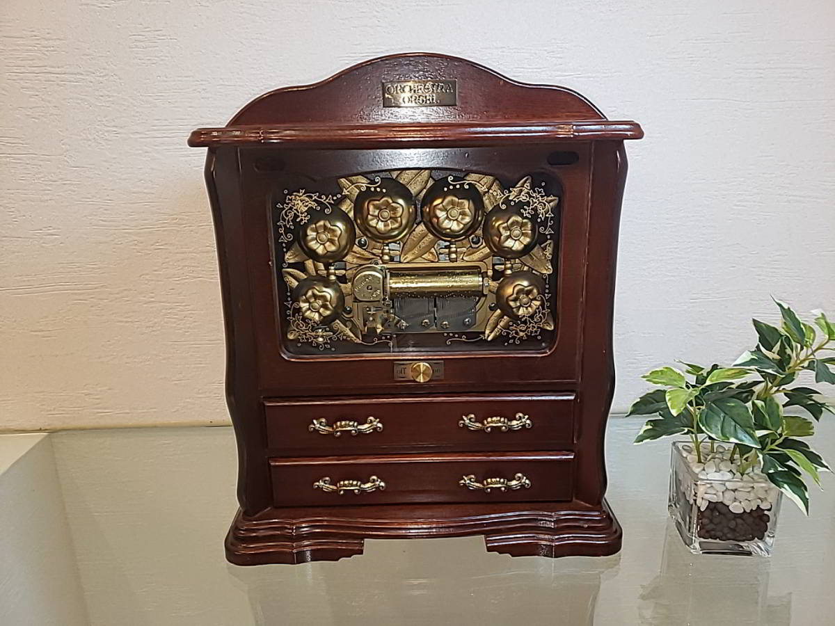 Sankyo オルゴールジュエリーボックス 美しき青きドナウ アンティーク