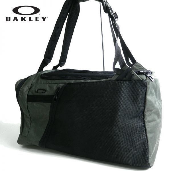 OAKLEY オークリー 大容量 収納多数 シューズ×ボトルポケット付き 2WAY 