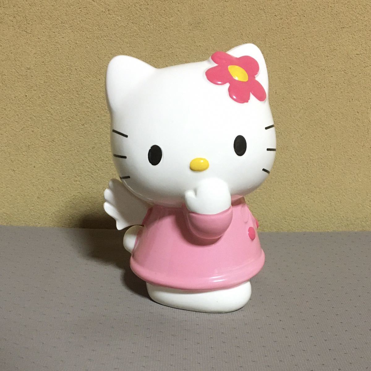 未使用】ハローキティ エンジェル 貯金箱 1997年 陶器製 置物 サンリオ