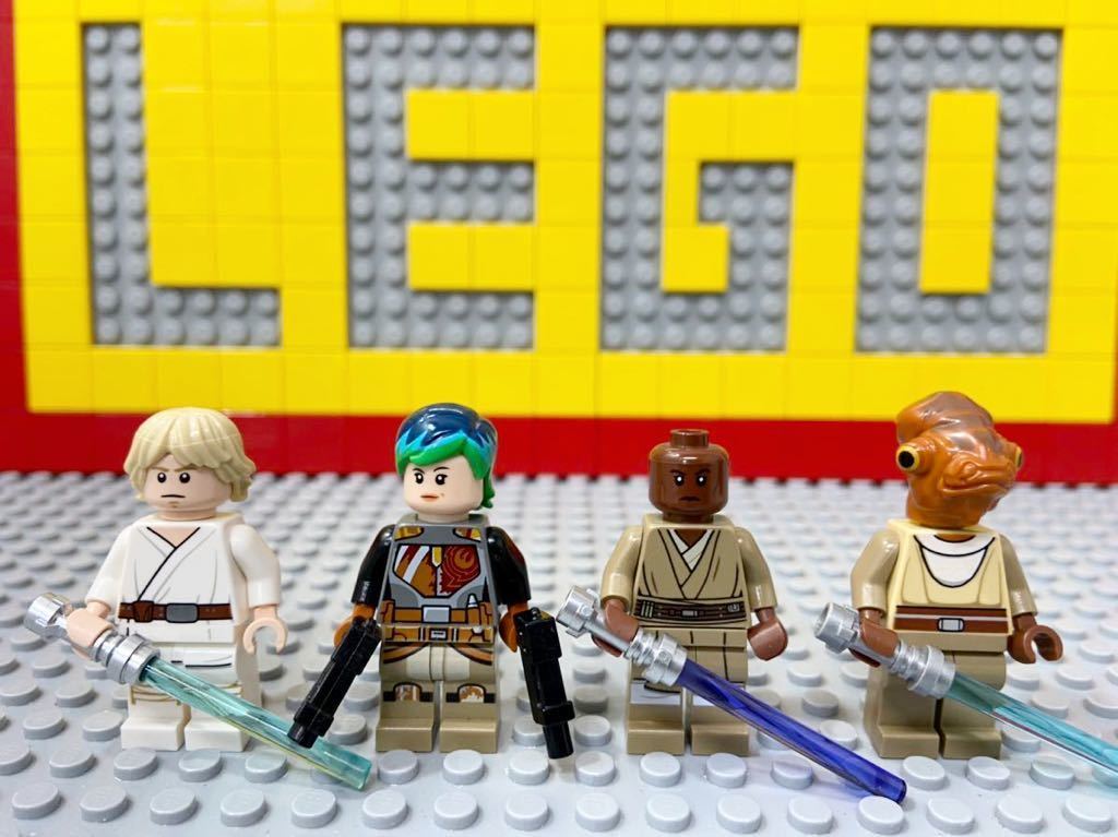 ☆スターウォーズ☆ レゴ ミニフィグ サビーヌ・レン ルーク メイス 