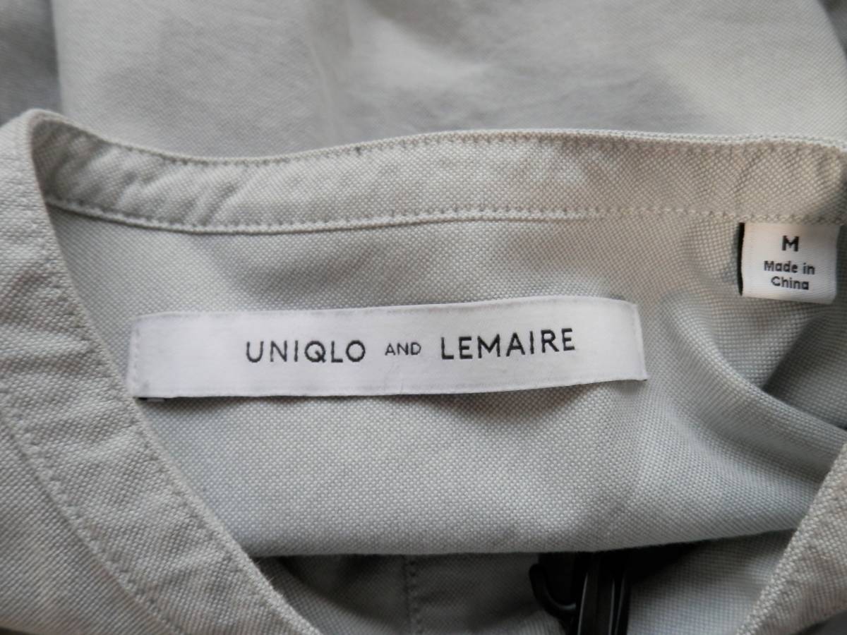 じあP UNIQLO x LEMAIRE ルメール ユニクロ オックスフォードスタンドカラー