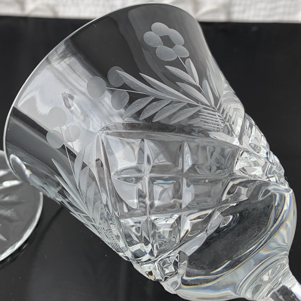 カメイガラス 未使用 CRYSTAL DONAU クリスタルドナウ ペア