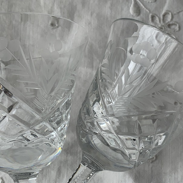 カメイガラス 未使用 CRYSTAL DONAU クリスタルドナウ ペア