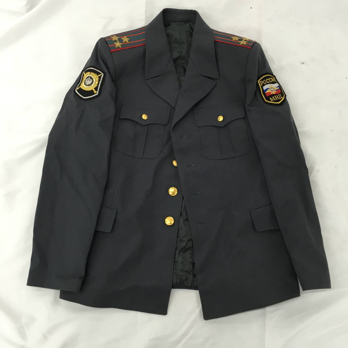 ロシア装備]ロシア警察 官給品 夏服 制服 上下4 警察 ロシア軍 ロシア 