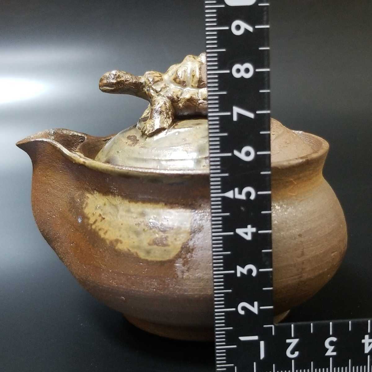 備前焼 亀摘まみ 宝瓶 煎茶道具 急須/MB18(急須、土瓶)｜売買された