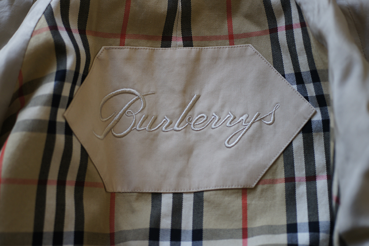 美品 バーバリー Burberrys ノバ チェック インナー モッズ コート 