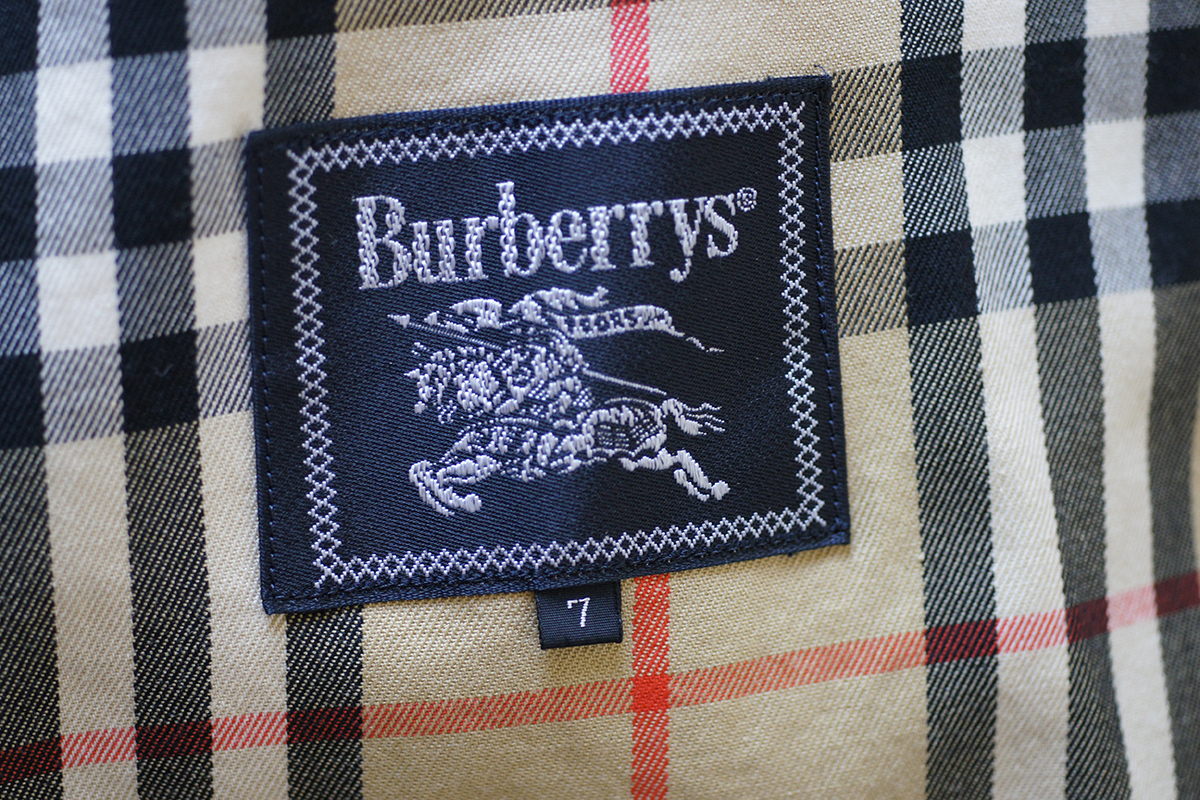 美品 バーバリー Burberrys ノバ チェック インナー モッズ コート