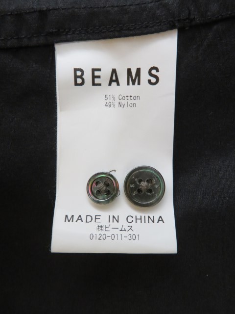 SSZ BEAMS エスエスズィー 22AW 中古BEAMS×SSZ POCKET SSZ エスエスズィー BEAMS ビームス 長袖シャツ 11-11-6627-791 サイズM ブラック 111284839④