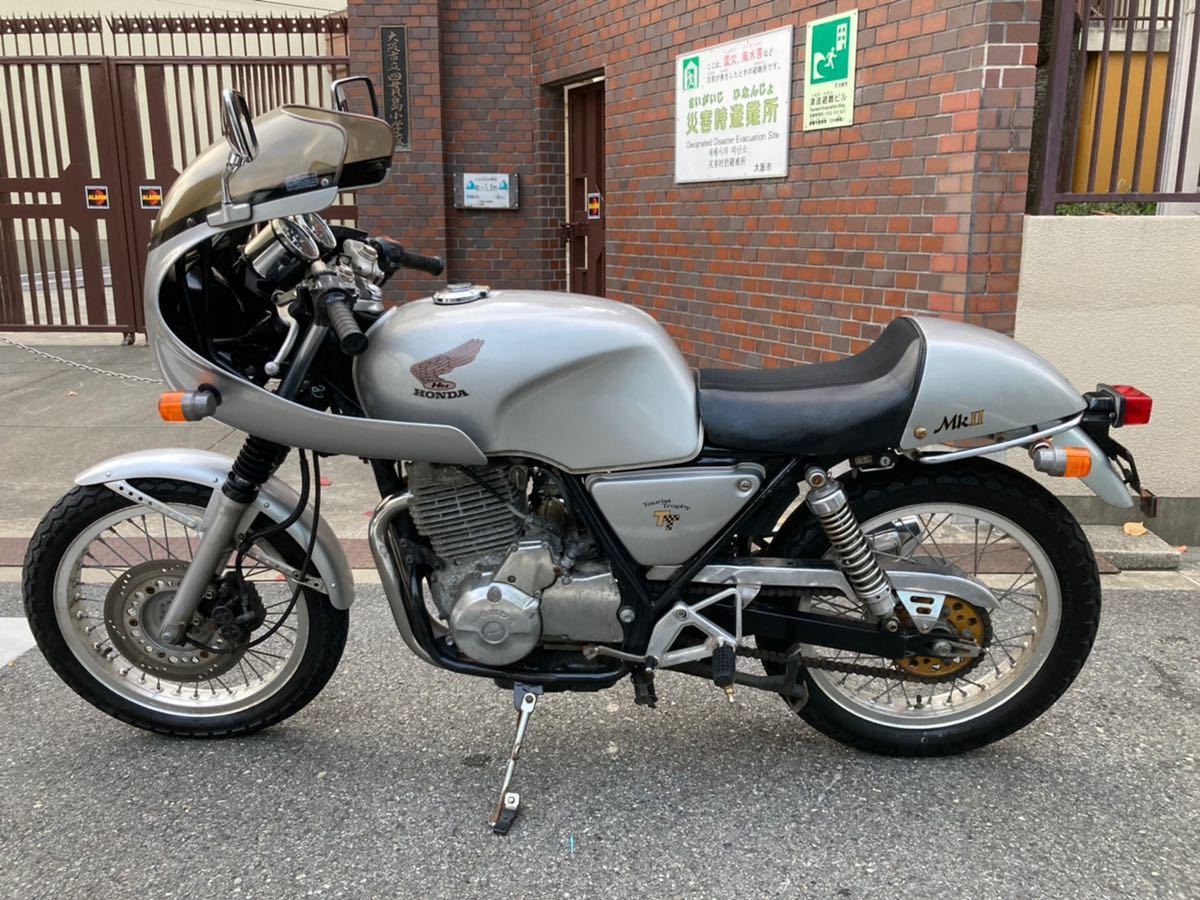 ホンダ　GB400TTカスタム　NC20 　希少品 Yahoo!オークション - ホンダ GB400TT MK2 NC20 初年度昭和60年8月 車