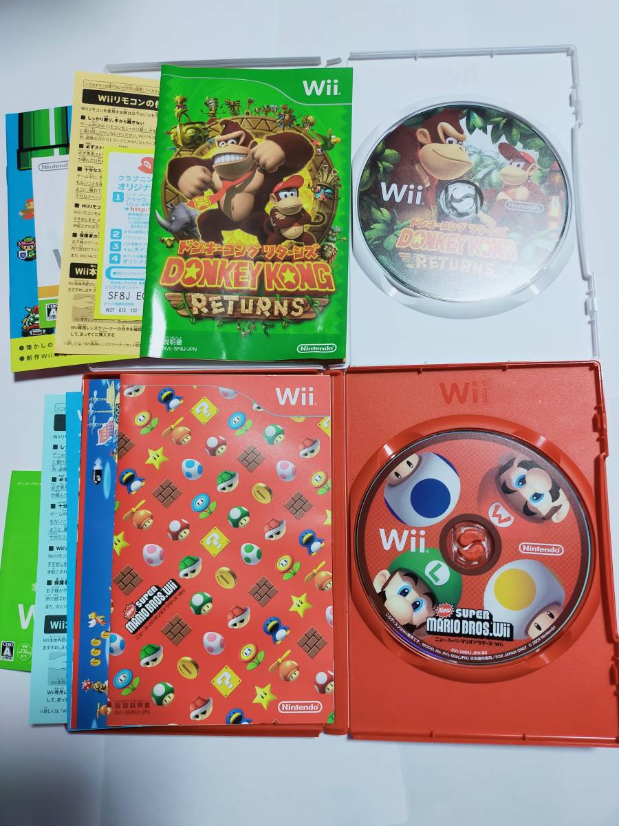 Wii ドンキーコング リターンズ + ニュー・スーパーマリオブラザーズ