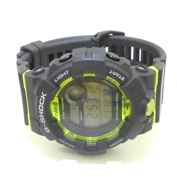 CASIO(カシオ) 腕時計■美品 G-SHOCK GBD-800 メンズ ダークグレー×イエローグリーン