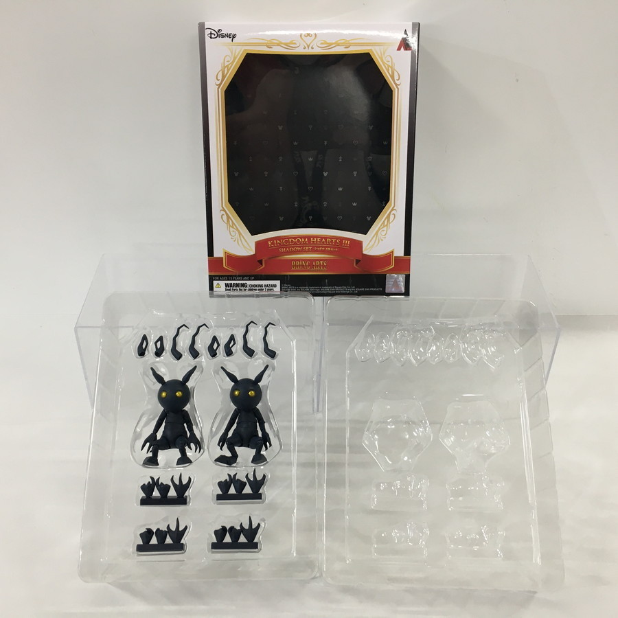 中古品】 KINGDOM HEARTS III BRING ARTS シャドウ 2体セット PVC製