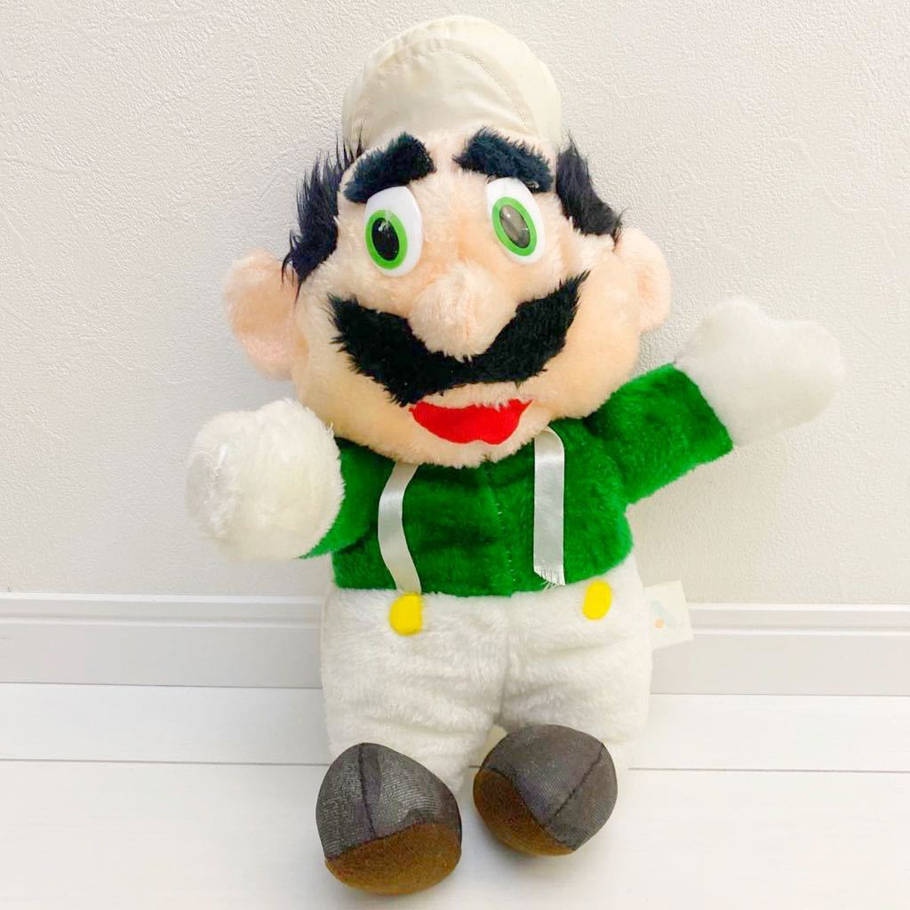 昭和レトロ'スーパーマリオ ルイージ2体セット'ぬいぐるみ 1988年 ACME