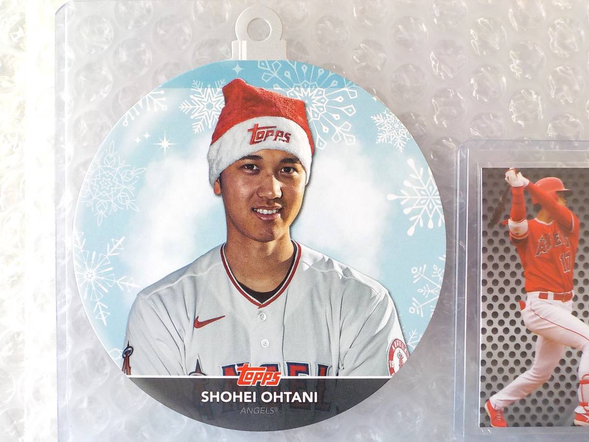 送料無料 Topps 大谷翔平 MLB クリスマス・オーナメント・カード2020,2