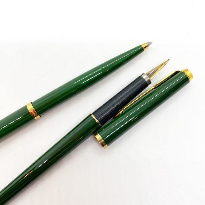 3147 中古 PARKER パーカー 万年筆&ボールペン 2点セット ケース付き