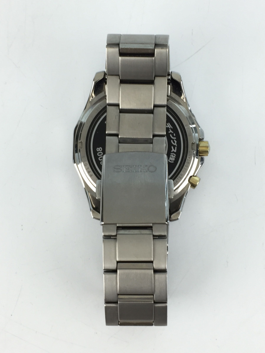 SEIKO◇7B52-0AD0⁄ソーラー腕時計⁄アナログ⁄チタン セイコー