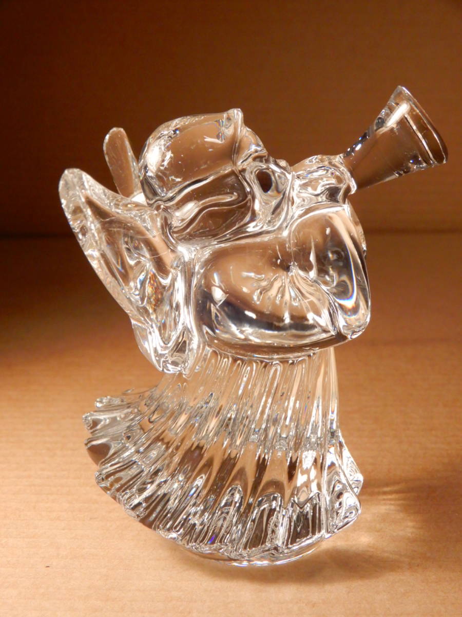 Baccarat クリスタル　ラッパを吹く天使 バカラ クリスタル ガラス ビューグルエンジェル ラッパを吹く天使