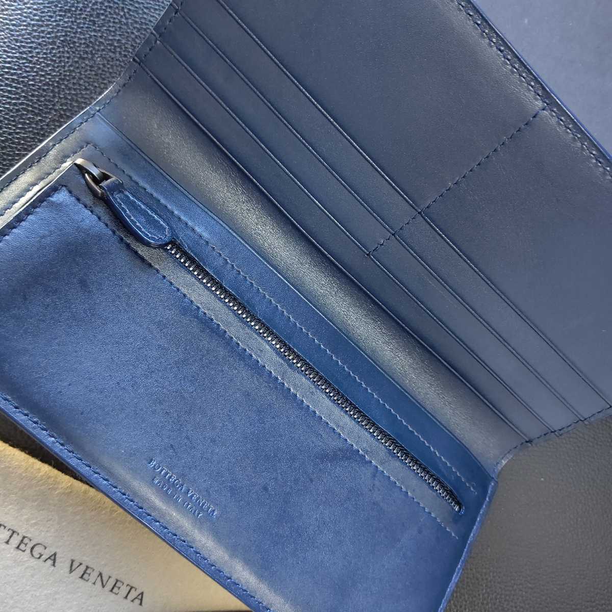 ほぼ未使用】ボッテガヴェネタ 長財布 BOTTEGA VENETA イントレ 