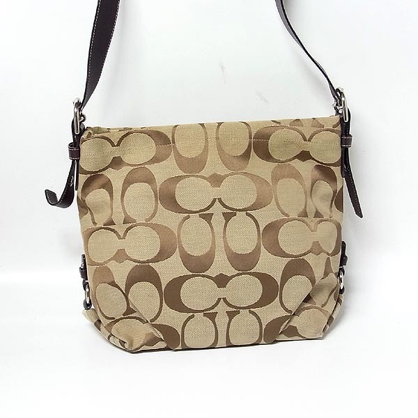 COACH シグネチャー コーチ F15067 ショルダーバッグ ダッフル バッグ ショルダー グレー コーチ&frasl;ショルダーバッグ&frasl;シグネチャーダッフルショルダーバッグ キャンバス COACH(コーチ) 美品 シグネチャーダッフルショルダー ワンショルダー f15067（バッグ・小物・ブランド雑貨）の通販