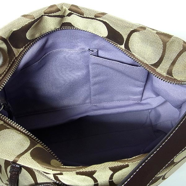 COACH シグネチャー コーチ F15067 ショルダーバッグ ダッフル バッグ ショルダー グレー コーチ&frasl;ショルダーバッグ&frasl;シグネチャーダッフルショルダーバッグ キャンバス COACH(コーチ) 美品 シグネチャーダッフルショルダー ワンショルダー f15067（バッグ・小物・ブランド雑貨）の通販