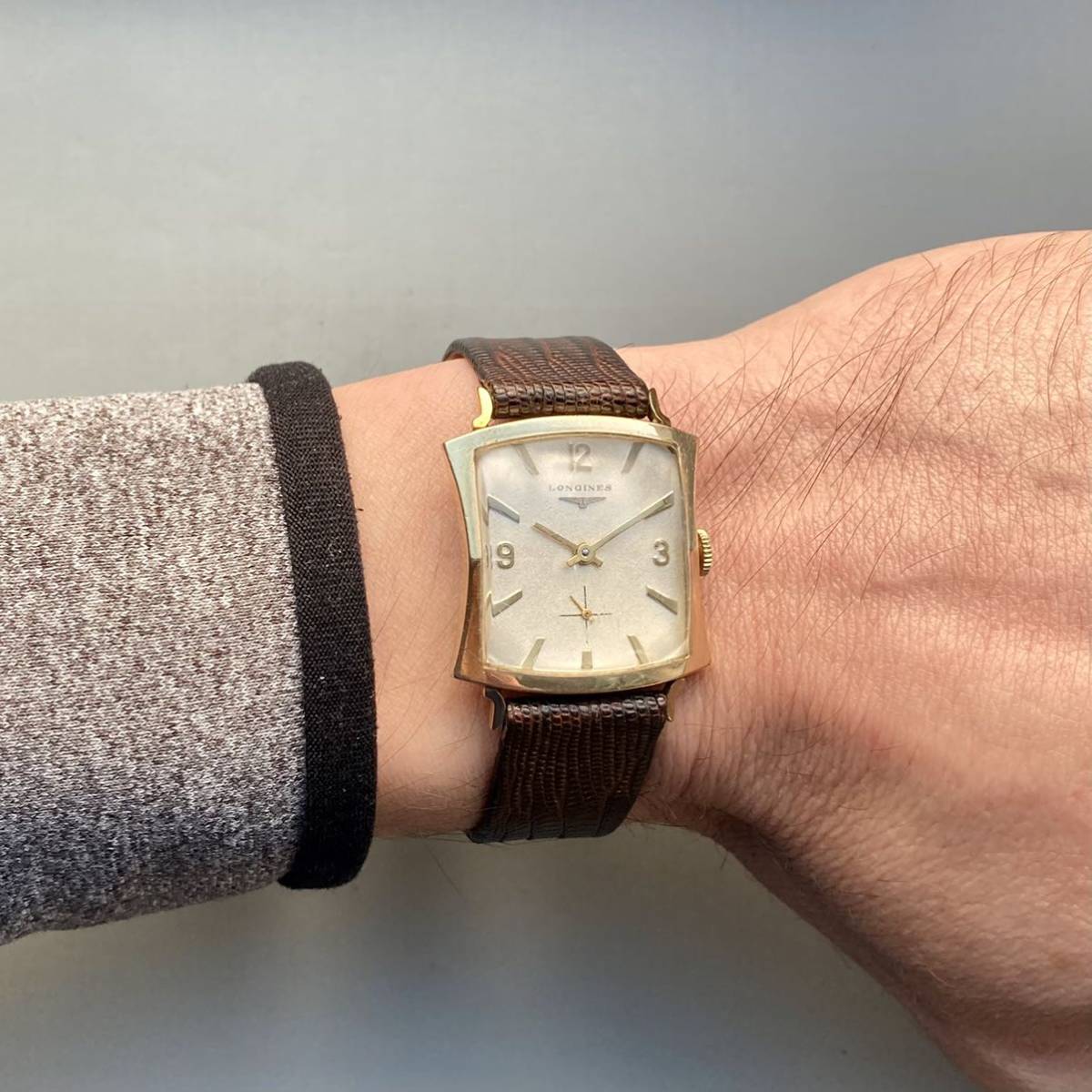 動作良好】ロンジン アンティーク 腕時計 1960年代 手巻き アワー