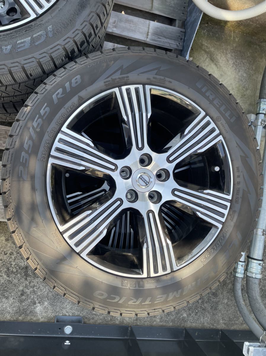 ボルボ 純正 XC40 V90CC ピレリ バリ山スタッドレス付き 4本セット 235 