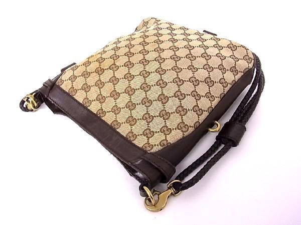 1円 GUCCI オールドグッチ 109106 203998 ヴィンテージ GGキャンバス 