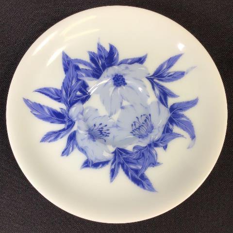 C○1416○美品 深川製磁 オリエンタルブルー カップ ソーサー 紅茶碗皿 
