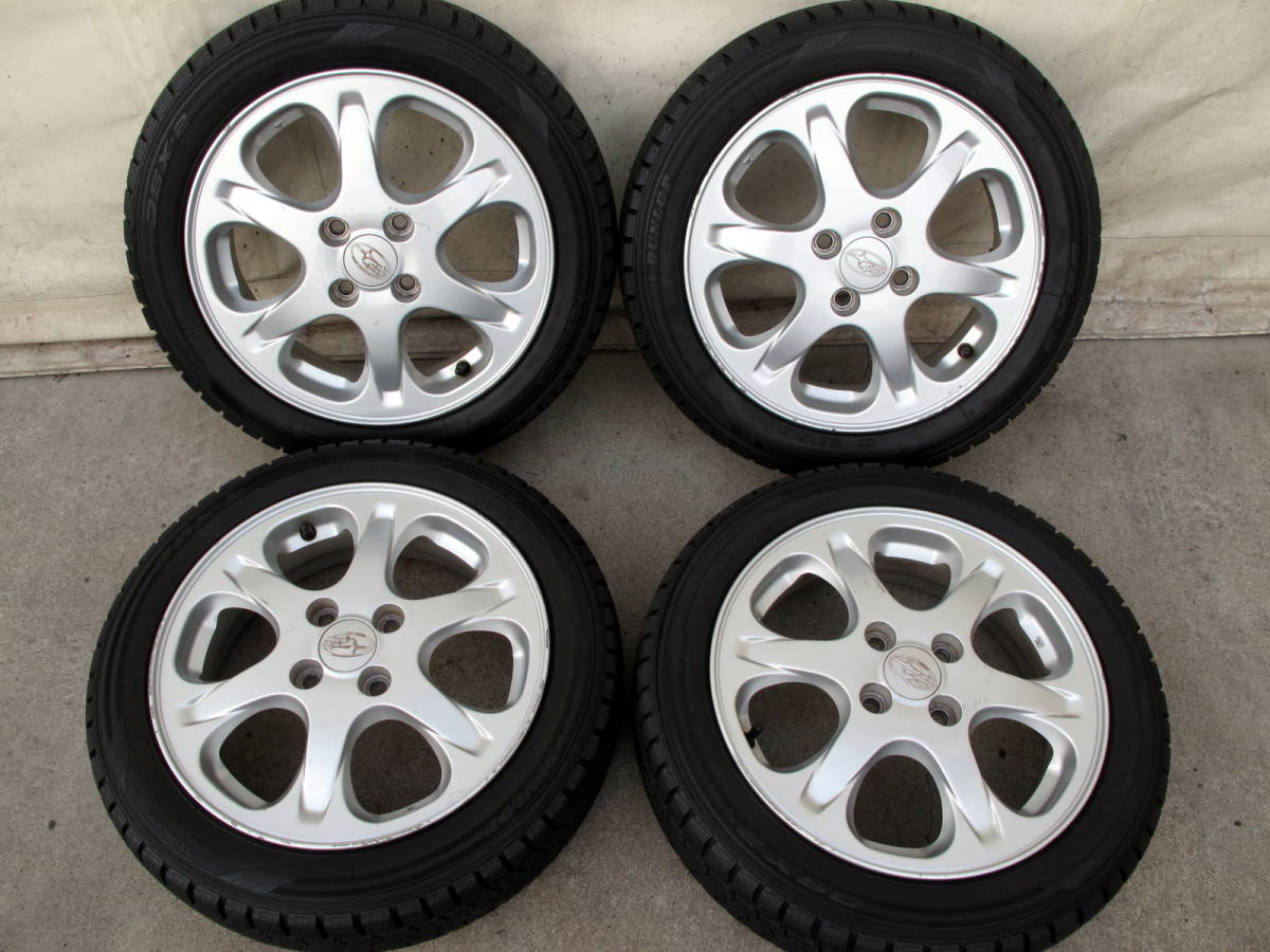 スバル R1 R 純正アルミ 4本 4.5J セット45 スタッドレス 145/65R15 