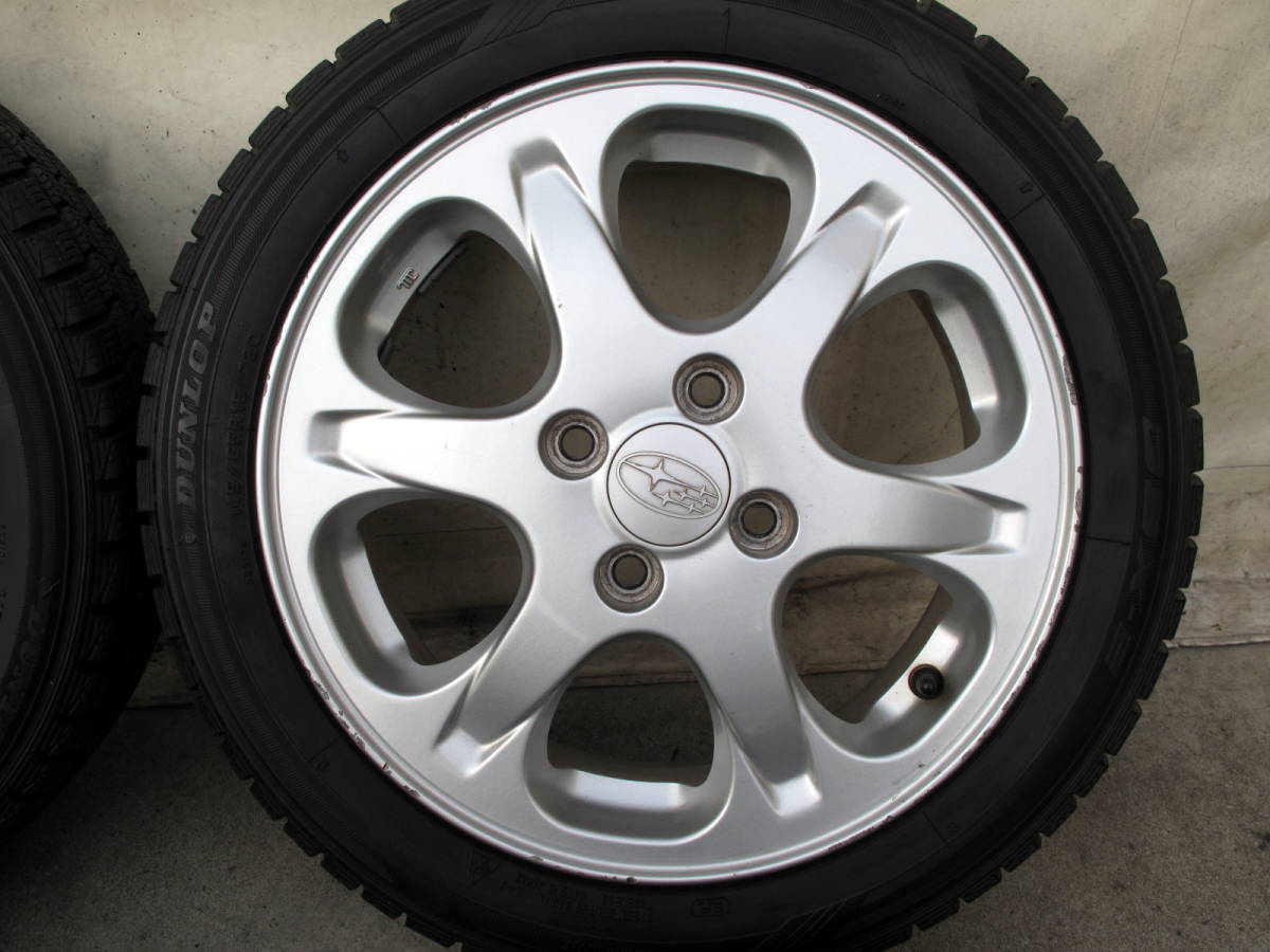 スバル R1 R 純正アルミ 4本 4.5J セット45 スタッドレス 145/65R15 