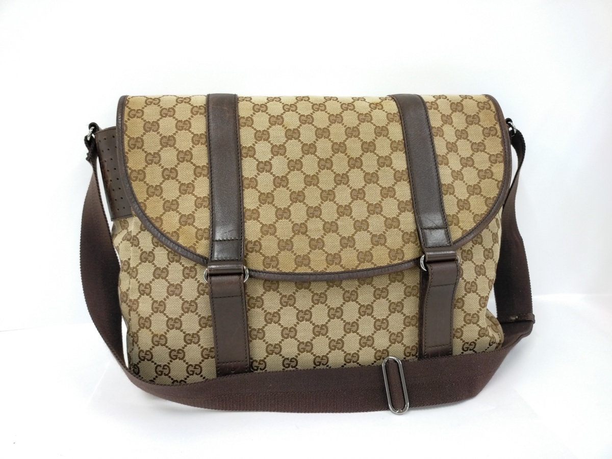 ○グッチ GUCCI ショルダーバッグ 斜め掛けバッグ メッセンジャー 