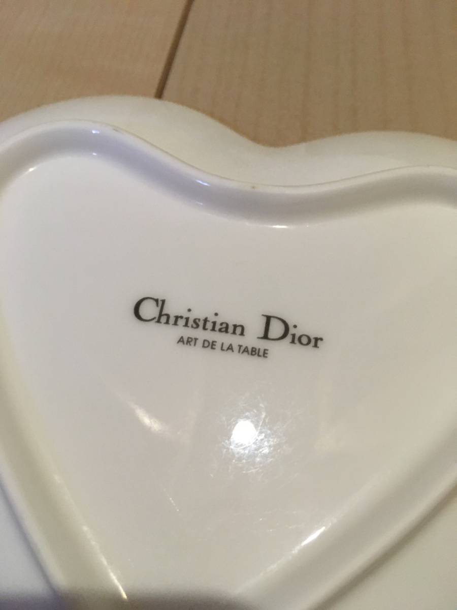 SI□Christian Dior クリスチャンディオール ハートプレート 2枚セット 