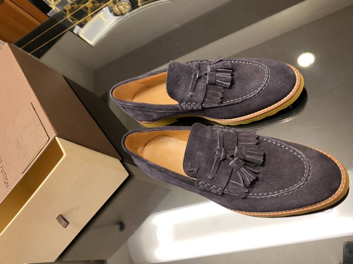 【限定セール，品質保証】 ルイ ヴィトン メンズ スエード 靴(男性用)｜売買されたオークション情報、yahooの商品情報をアーカイブ公開 - オークファン 靴