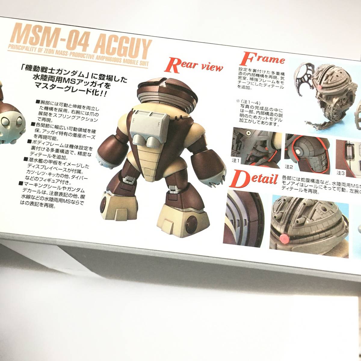 MG アッガイ 機動戦士ガンダム 改修 ガンプラ 塗装 MSM-04 | 完成 1