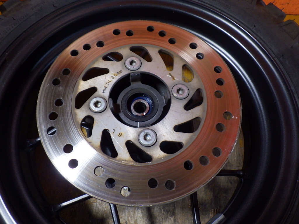 34963 ホンダ JC61 グロム GROM125G '16後期型 純正 リアホイール