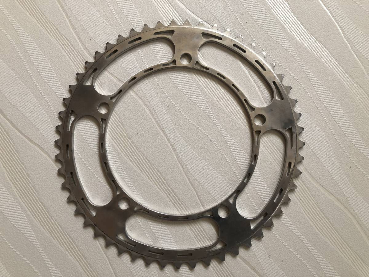 カンパニョーロ　デローザ刻印チェーンリング　53 ◇美品 DE ROSA デローザ刻印チェーンリング 歯53T 検索/CAMPANOLO