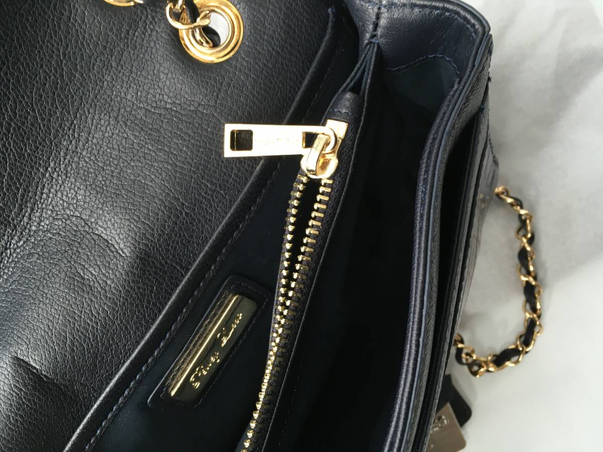 新品同様 Pelley Lusso ペレリールッソ クロコダイル チェーン 