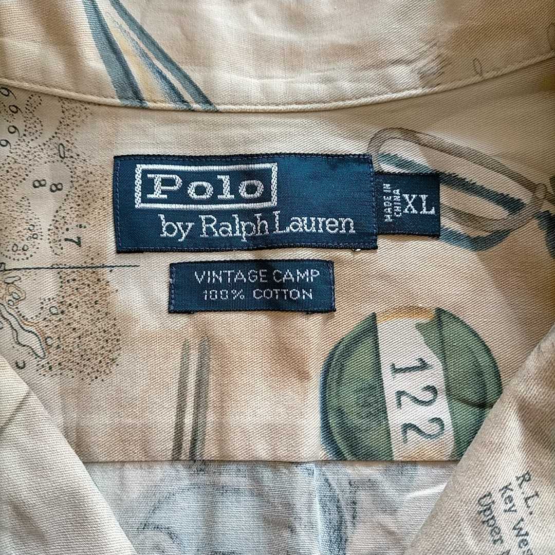 ラルフローレン ポロ フィッシング シャツ 総柄 POLO 釣り ヘミングウェイ アロハ XL ヴィンテージ プリント 魚 沖縄発アロハシャツブランド『PAIKAJI』が釣り系YouTuber『FISHING Polo ラルフローレンサッカー地ストライプシャツ送料無料